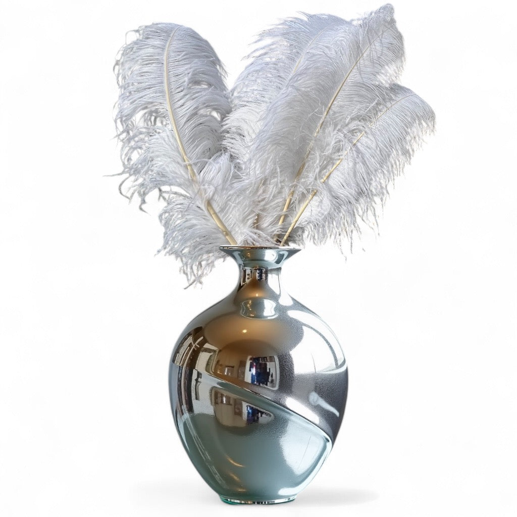 White Ostrich Feathers | 27-29