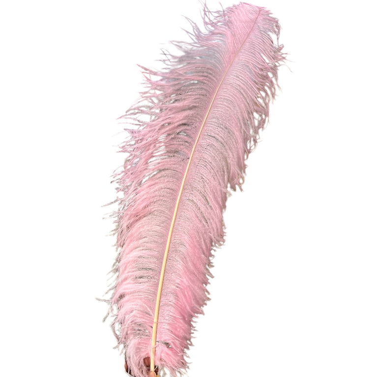 White Ostrich Feathers | 27-29" Imitation Feathers For Decor