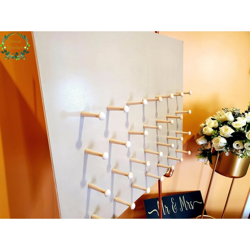 Wooden Donut Stand Holds Up To 56 Doughnuts