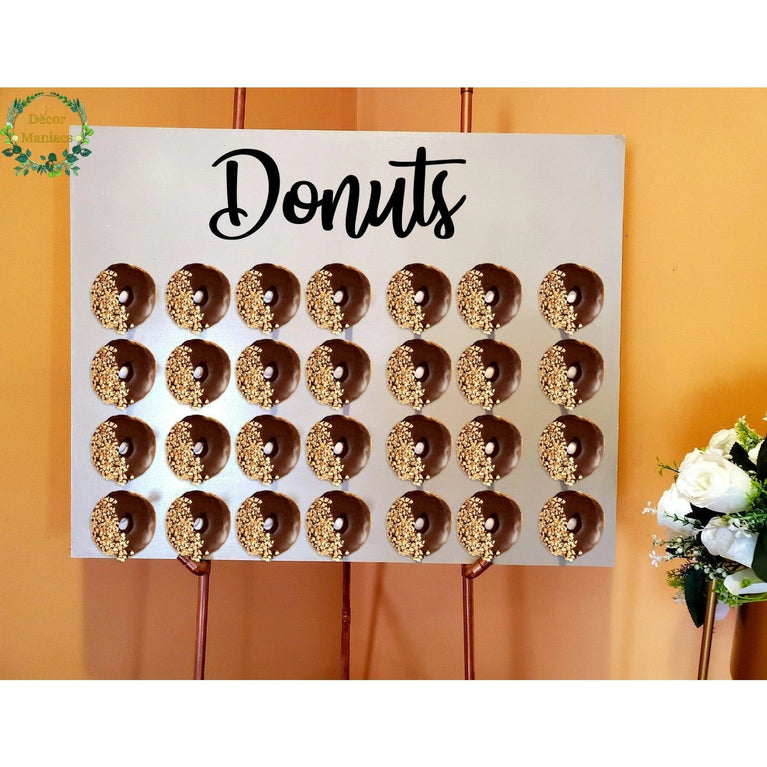 Wooden Donut Stand Holds Up To 56 Doughnuts