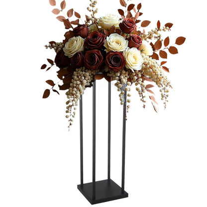 Black Center Pieces for a Wedding - 32" Tall Flower Stand