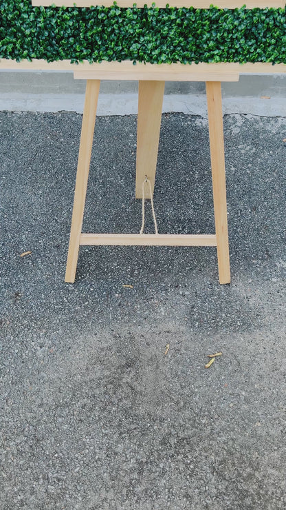 Letrero de bienvenida personalizado para recepción de bodas: 35 x 23 pulgadas