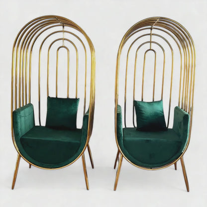 ZYRA Throne Chair Rental - Hire King & Queen Wedding Chairs