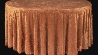 Terracotta Velvet Tablecloth Rental – Boho Wedding Decor MA