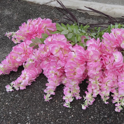 Artificial Wisteria Flowers - Faux Wisteria Vines for Decor