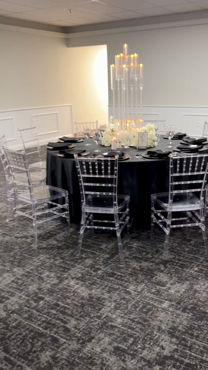Acrylic Candelabra 9-Arm Wedding Centerpiece